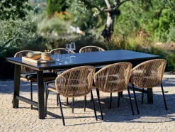 FORMAX & ROYAN Set Da Giardino Nero/naturale