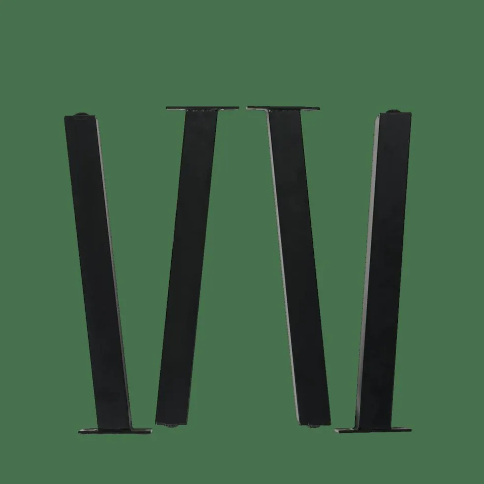 FORMAX Tavolo Da Giardino Con Gambe Nero