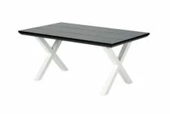 FORMAX Tavolo Da Giardino Con Gambe X Nero/bianco