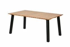 FORMAX Tavolo Da Giardino Con Gambe Naturale/nero