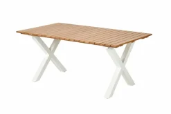 FORMAX Tavolo Da Giardino Con Gambe X Naturale/bianco