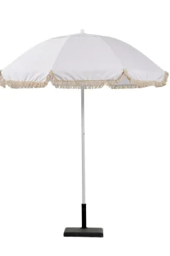FRANJA & VALINO Set Ombrellone Bianchi