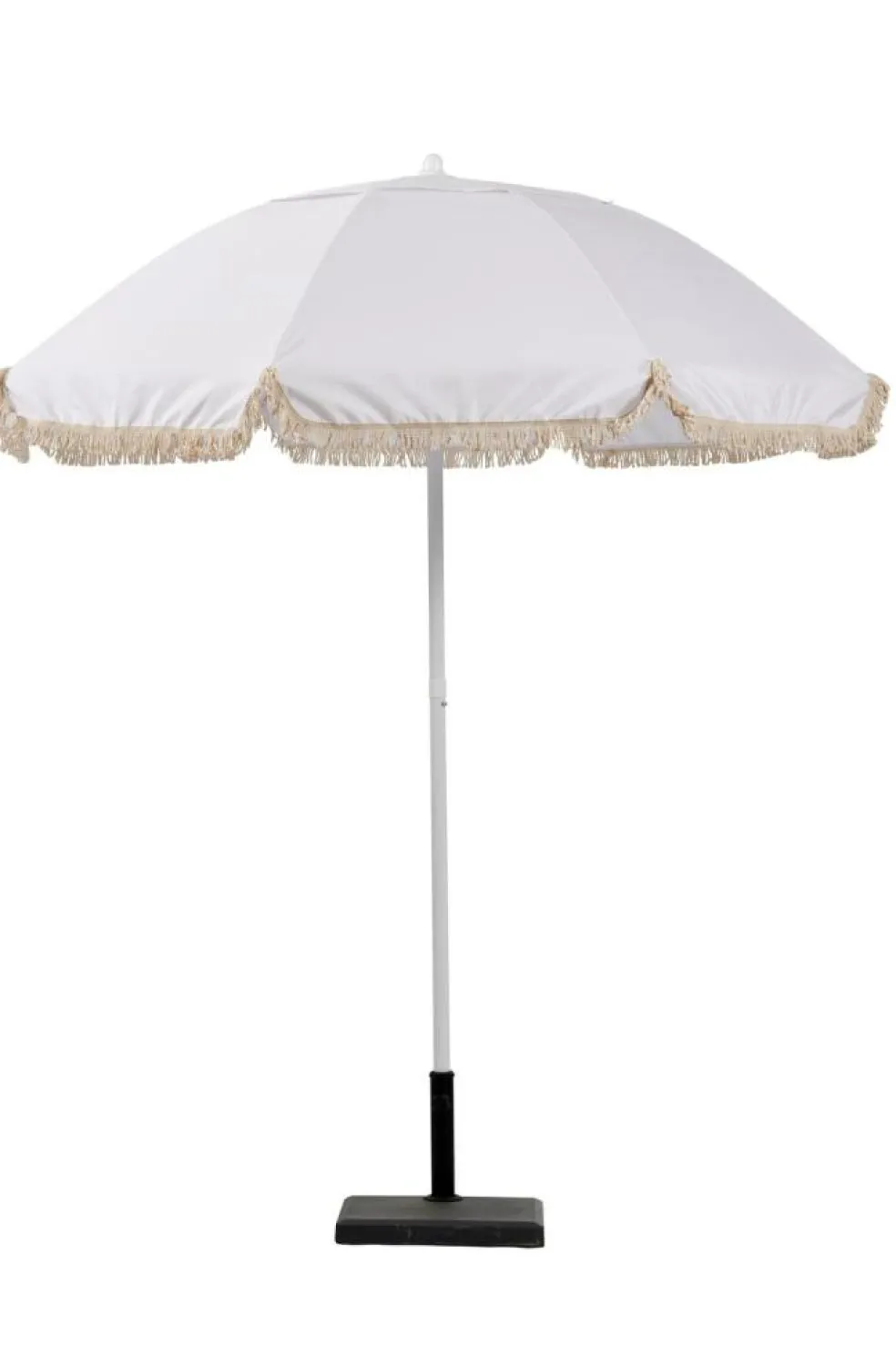 FRANJA & VALINO Set Ombrellone Bianchi