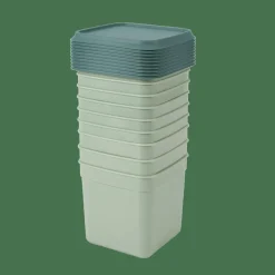 FREEZER Scatole X Freezer Set Di 10 Menta, Verde Scuro