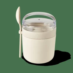 FRESHMOOD Portacolazione Cucchiaio 32cl Bianco, Marrone, Verde