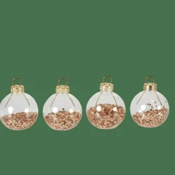 GLANCY Portanomi Set Di 4 Trasparente