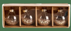 GLANCY Portanomi Set Di 4 Trasparente