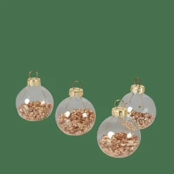 GLANCY Portanomi Set Di 4 Trasparente