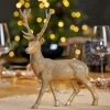 GOLD DEER Decorazione Soprammobile Dorato
