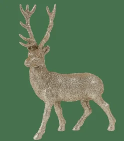 GOLD DEER Decorazione Soprammobile Dorato