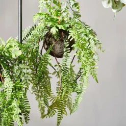 GREENERY Vaso Sospeso Con Felce Verde