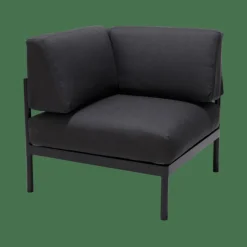 HANNA Lounge Poltr Ad Angolo Nero