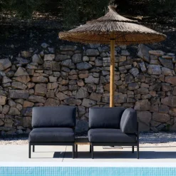 HANNA Lounge Poltrona Nero