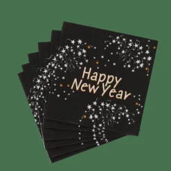 HAPPY NY Set Di 20 Tovaglioli Verde
