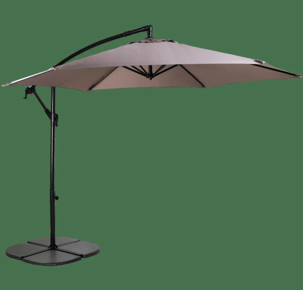 HAWAI Ombrellone Sospeso Senza Base Taupe