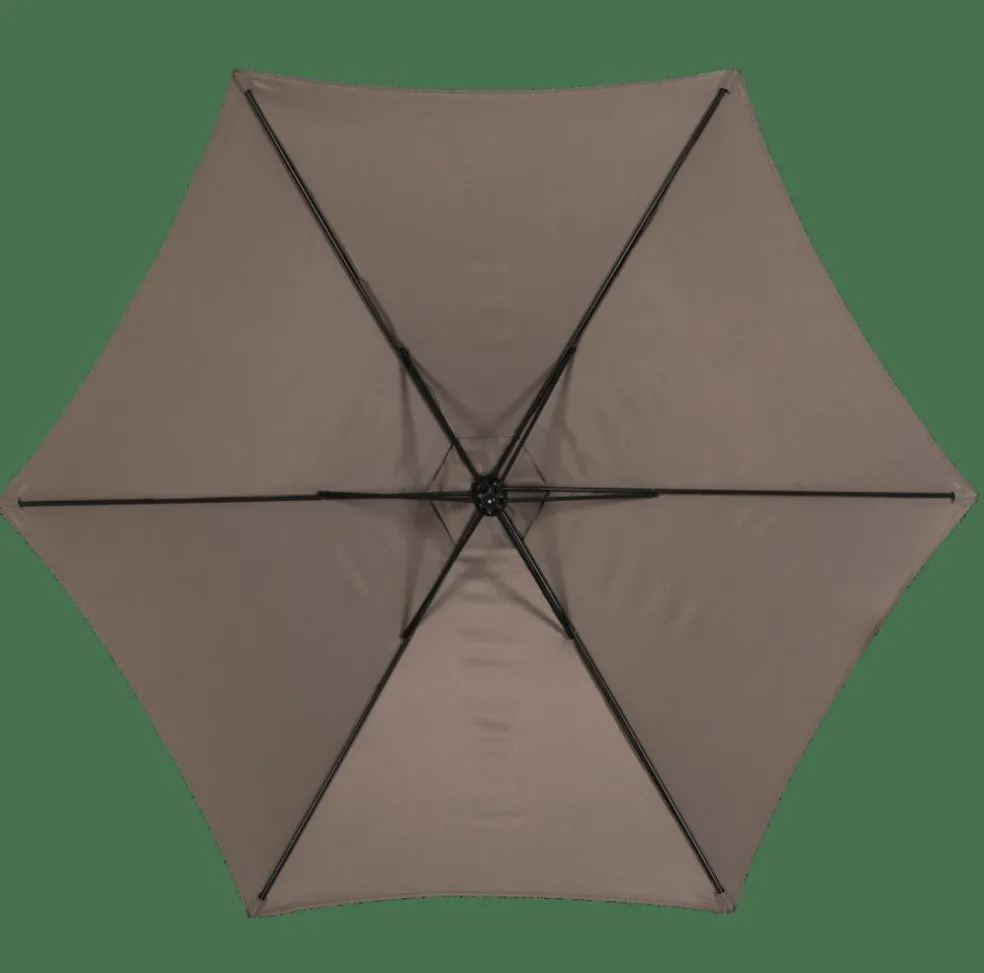 HAWAI Ombrellone Sospeso Senza Base Taupe