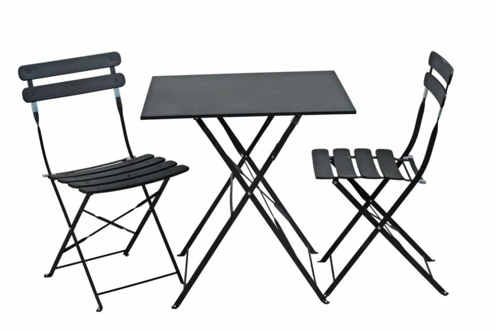 IMPERIAL Set Bistro Quadrato Nero