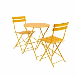 IMPERIAL Set Bistro Rotondo Giallo