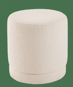 LANCE Pouf: Bianco