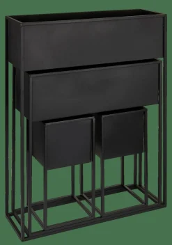 LARGO Vaso Per Piante Nero