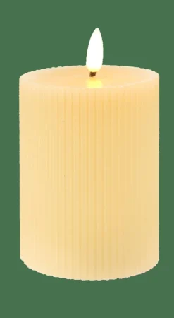 LED Candela Con Luci Led Marrone