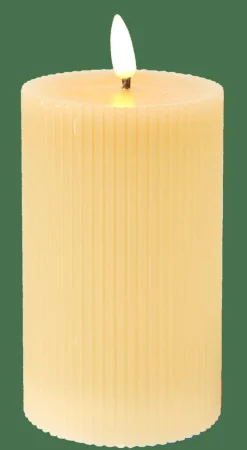 LED Candela Con Luci Led Marrone