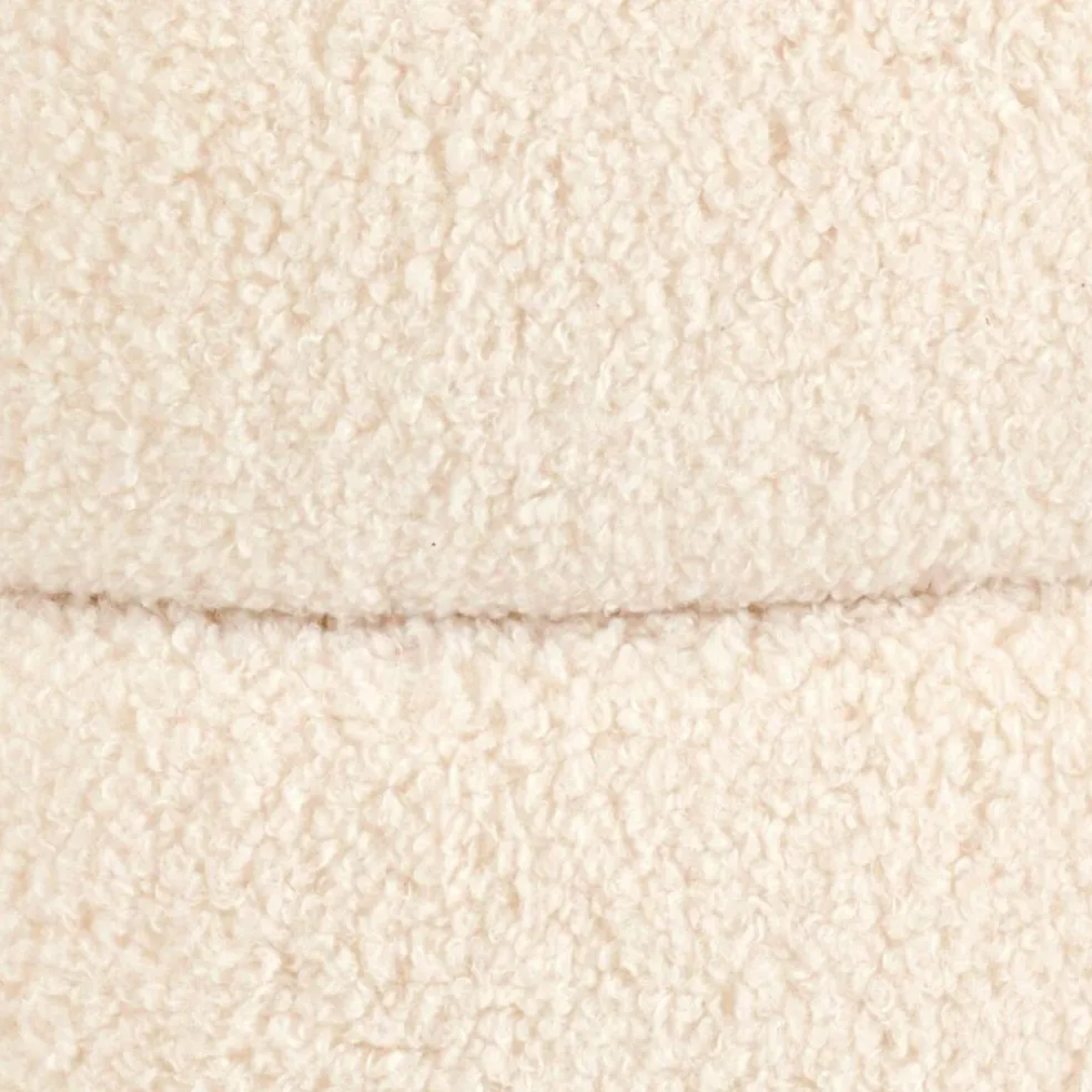 LOBBY Pouf: Bianco Antico