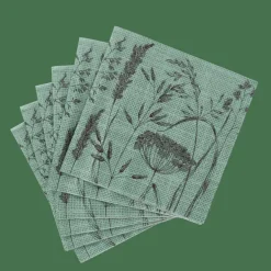 LOLIUM GREEN Set Di 20 Tovaglioli Verde