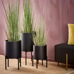 LOUNGE Vaso Da Giardino Nero