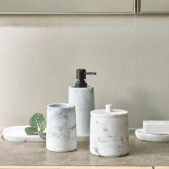 LUNA Dispenser Per Sapone Effetto Marmo