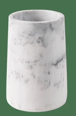 LUNA Portaspazzolino Effetto Marmo