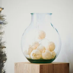 LYNN Filo Luminoso Sfera 10 Luci Led Beige