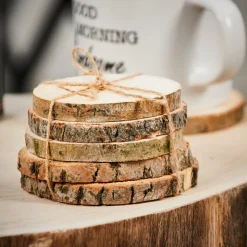MADERA Sottobicchieri Set Di 6 Naturale