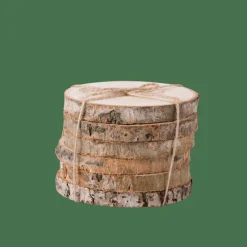 MADERA Sottobicchieri Set Di 6 Naturale