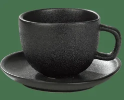 MAGMA Tazza & Piattino Espresso 11 CL Nero