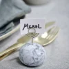 MARBLE Portanome Bianco