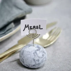 MARBLE Portanome Bianco