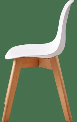 MATHIAS Sedia Per Bambini Bianco, Naturale
