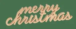 MERRY XMAS Soprammobile Dorato