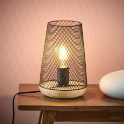 MESH Lampada Da Tavolo Nero