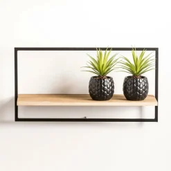 MIX&MATCH Organiser Da Parete Nero, Naturale
