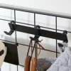 MODULAR Appendiabiti Con 3 Ganci Nero