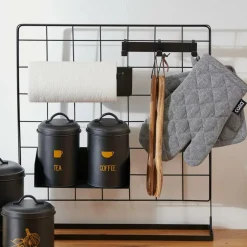 MODULAR Appendiabiti Con 3 Ganci Nero