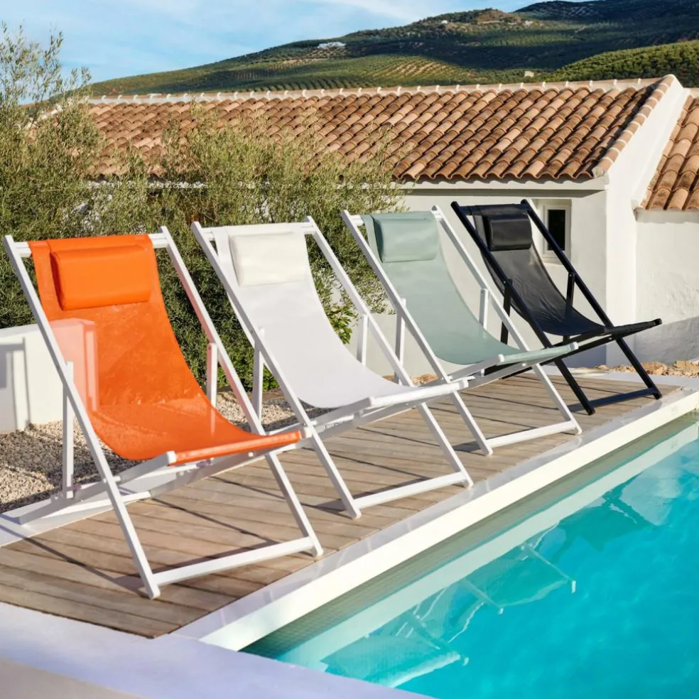 MONTEREY Sedia Pieghevole Bianco