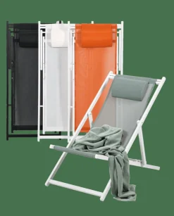 MONTEREY Sedia Pieghevole Bianco