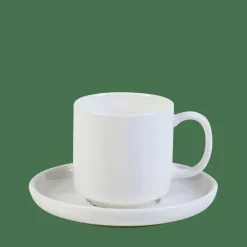 MOON Tazza Espresso E Piattino 9 CL Bianco