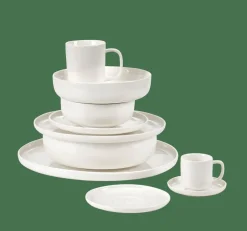 MOON Tazza Espresso E Piattino 9 CL Bianco
