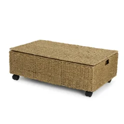 MYKONOS Baule L Con Rotelle Naturale