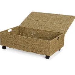 MYKONOS Baule L Con Rotelle Naturale