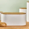 NAGINI Contenitore Per Pane Bianco, Naturale